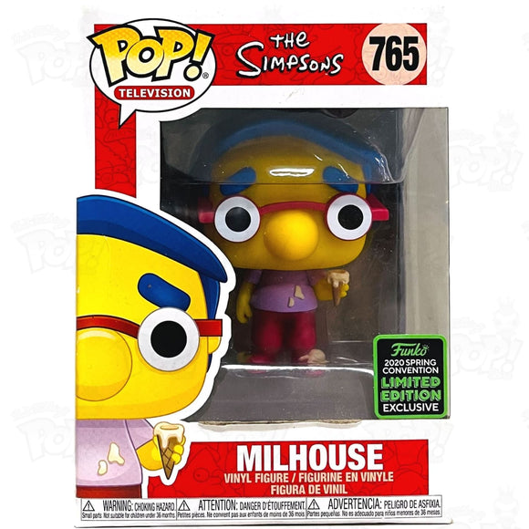 Simpsons Milhouse (#765) 2020 Spring Convention [Damaged] Funko Pop Vinyl