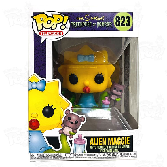 Simpons Treehouse Of Horror Alien Maggie (#823) Funko Pop Vinyl