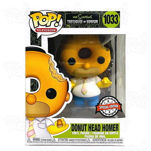 Simpons Treehouse Of Horror Donut Head Homer (#1033) Funko Pop Vinyl