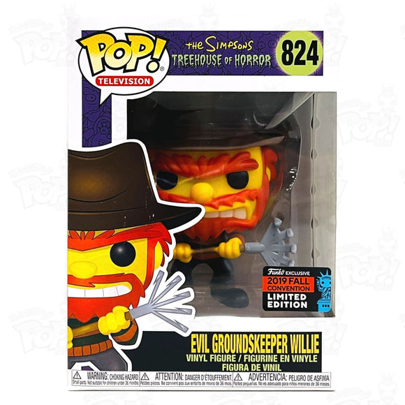Simpons Treehouse Of Horror Evil Groundskeeper Willie (#824) 2019 Fall Convention Funko Pop Vinyl