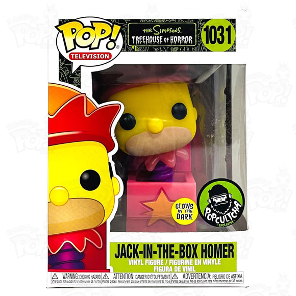 Simpsons Treehouse of Horror Jack-in-the-Box Homer (#1031) GITD Popcultcha - That Funking Pop Store!