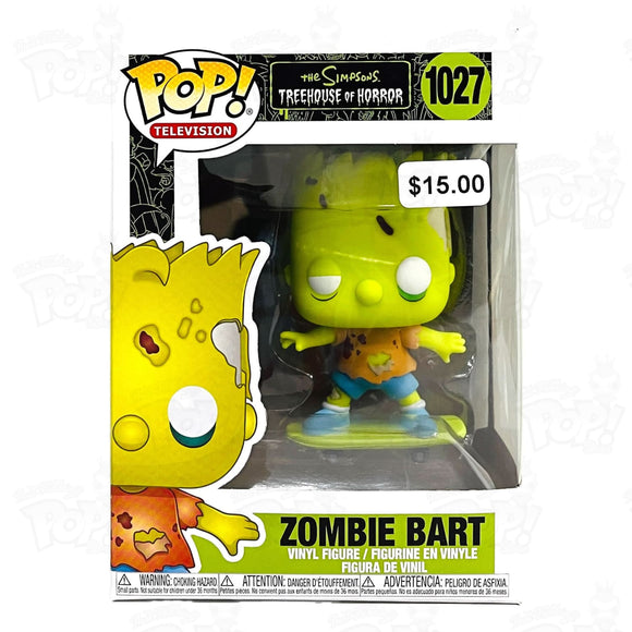 Simpsons Treehouse of Horror Zombie Bart (#1027) - That Funking Pop Store!