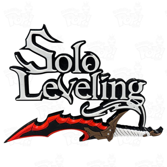 Solo Leveling Logo Display Sign Loot