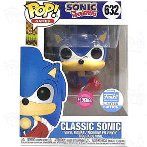 Sonic The Hedgehog Classic (#632) Flocked Funko Pop Vinyl