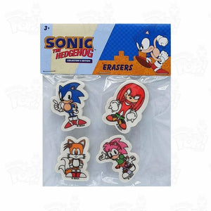 Sonic The Hedgehog Erasers (4-Pack) Loot