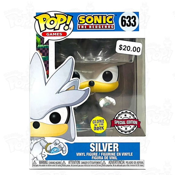 Sonic the Hedgehog Silver (#633) GITD - That Funking Pop Store!