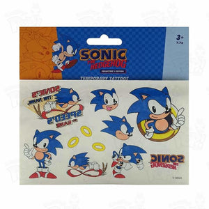 Sonic The Hedgehog Temporay Tattoos Loot