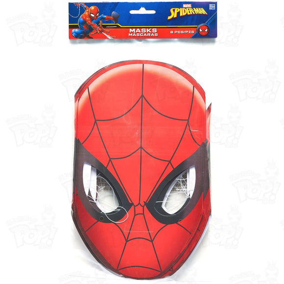 Spider-Man 8Pc Party Paper Masks Loot