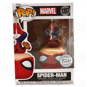 Spider-Man W/Hot Dog (Upside Down) (#1357) Funko Pop Vinyl