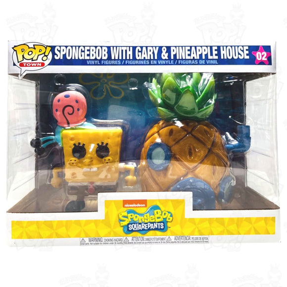 Spongebob Squarepants With Gary & Pineapple House (#02) Funko Pop Vinyl