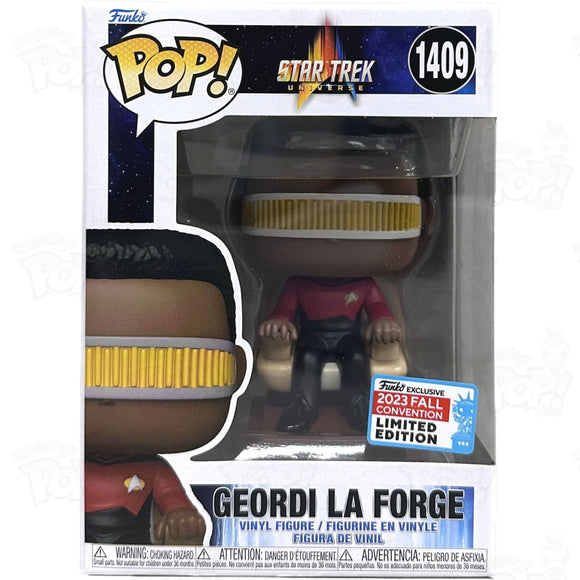 Star Trek Geordi La Forge (#1409) 2023 Fall Convention Funko Pop Vinyl