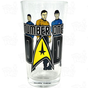 Star Trek Number One Dad Glass Cup Loot