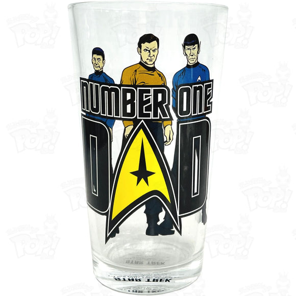 Star Trek Number One Dad Glass Cup Loot