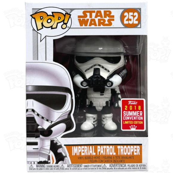 Star War Imperial Patrol Trooper (#252) 2018 Summer Convention Funko Pop Vinyl