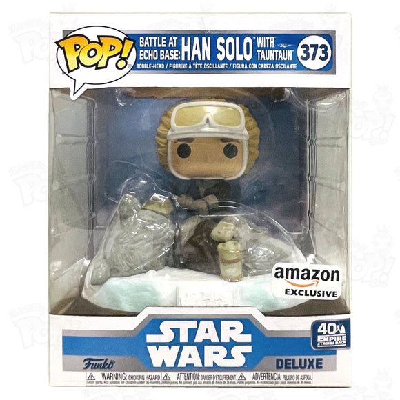 Star Wars Battle At Echo Base Han Solo With Tauntaun (#373) Amazon Funko Pop Vinyl
