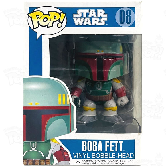 Star Wars Boba Fett (#08) 1St Release Blue Box Funko Pop Vinyl