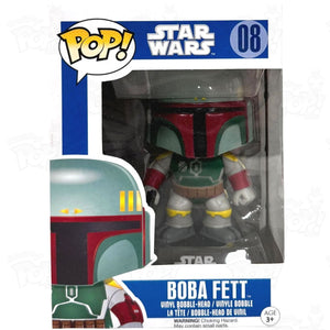 Star Wars Boba Fett (#08) 3Rd Release Blue Box Funko Pop Vinyl