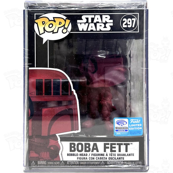 Star Wars Boba Fett (#297) Artist Series 2020 Wonderous Convention Con Sticker Funko Pop Vinyl