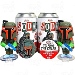 Star Wars Boba Fett Soda Vinyl Chase + Common Bundle 2022 Galactic Convention