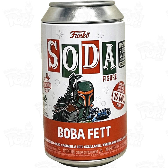 Star Wars Boba Fett Vinyl Soda 2022 Galactic Convention Soda