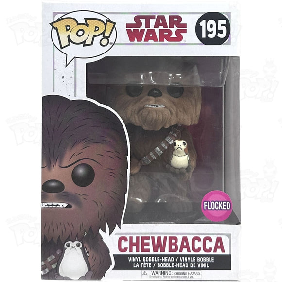 Star Wars Chewbacca (#195) Flocked Funko Pop Vinyl