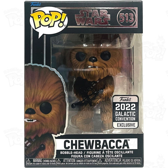 Star War Chewbacca (#513) 2022 Galactic Convention Funko Pop Vinyl