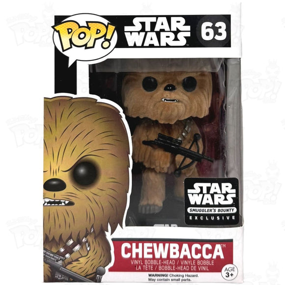 Star Wars Chewbacca (#63) Flocked Smugglers Bounty Funko Pop Vinyl