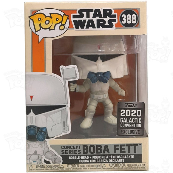 Star Wars Concept Series Boba Fett (#388) 2020 Galactic Convention Funko Pop Vinyl