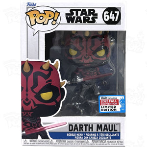 Star Wars Cybernetic Darth Maul (#647) 2023 Fall Convention Funko Pop Vinyl