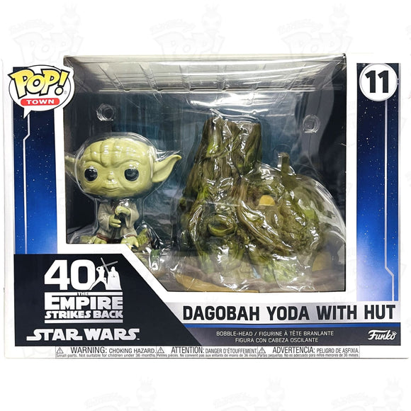 Star Wars Dagobah Yoda With Hut (#11) Funko Pop Vinyl