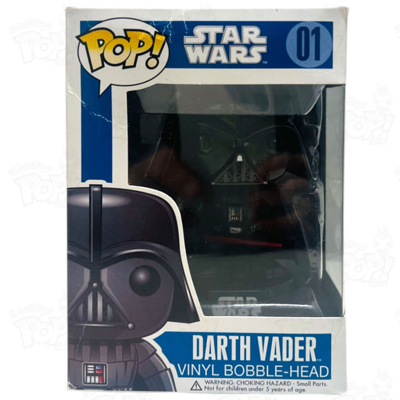 Star Wars Darth Vader (#01) Blue Box Damaged Funko Pop Vinyl
