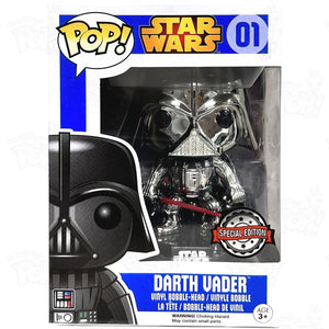 Star Wars Darth Vader (#01) Chrome Funko Pop Vinyl