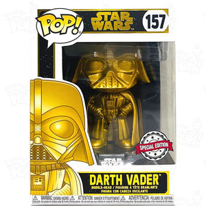 Star Wars Darth Vader (#157) Gold Funko Pop Vinyl