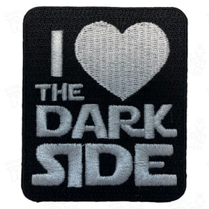 Star Wars I Heart The Dark Side Iron-On Patch