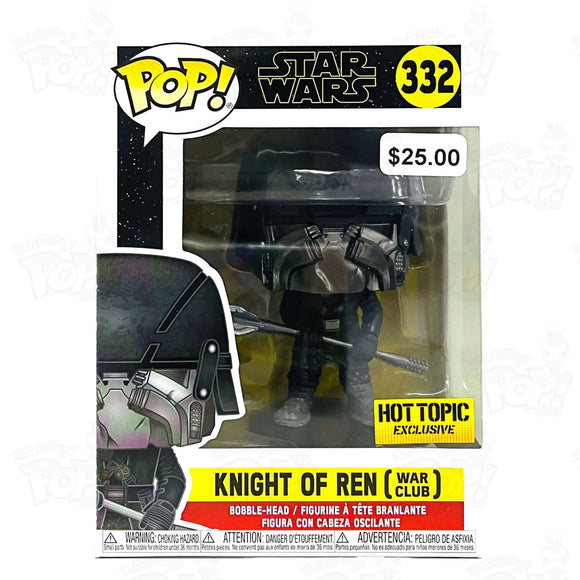 Star Wars Knight of Red [War Club] (#332) Hot Topic - That Funking Pop Store!