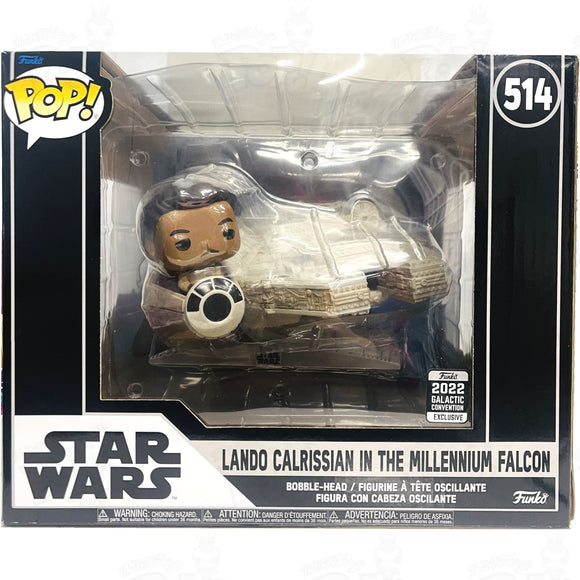 Star War Lando Calrissian In The Millenium Falcon (#514) 2022 Galactic Convention Funko Pop Vinyl