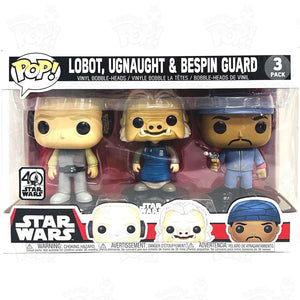 Star War Lobot Ugnaught & Bespin Guard (3-Pack) Funko Pop Vinyl