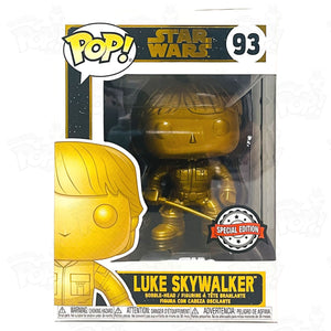 Star Wars Luke Skywalker Gold (#93) Funko Pop Vinyl