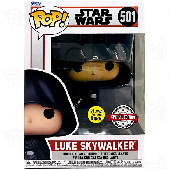 Star Wars Luke Hooded (#501) Gitd Funko Pop Vinyl