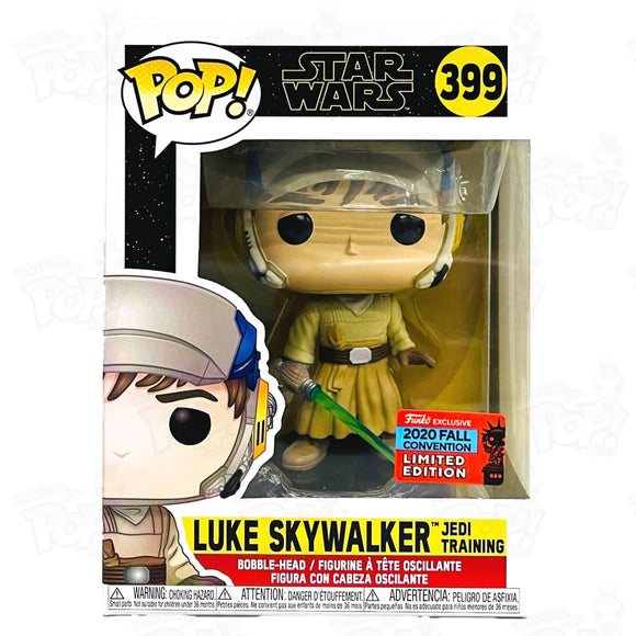 Star Wars Luke Skywalker Jedi Training (#399) 2020 Fall Convention Funko Pop Vinyl
