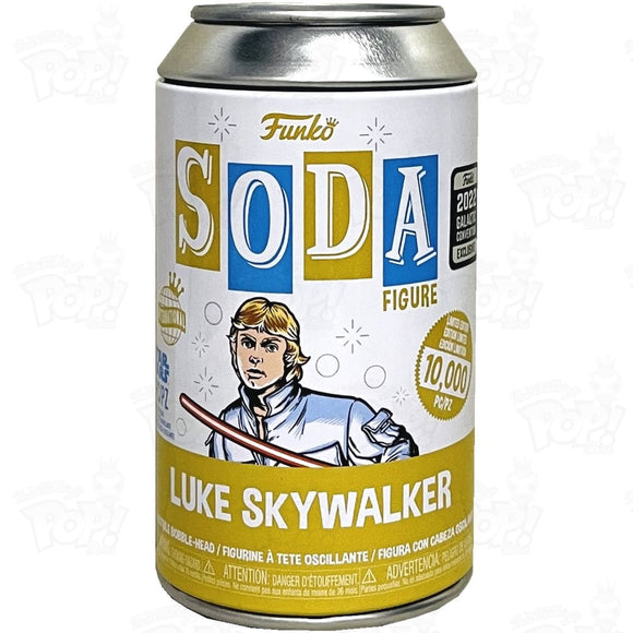 Star Wars Luke Skywalker Vinyl Soda 2022 Galactic Convention Soda