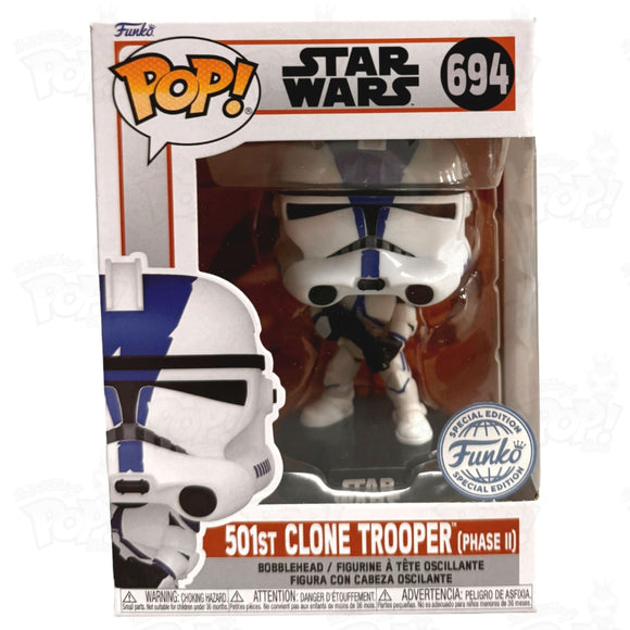 501st Clone Trooper Phase II - figurine POP 694 POP! Star Wars - Prix & Rareté 501st Clone Trooper Phase II - figurine POP 694 POP! Star Wars - Prix & Rareté