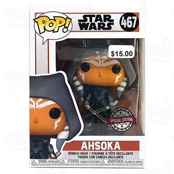 Star Wars: Mandalorian Ahsoka (Hooded) (#467) Funko Pop Vinyl