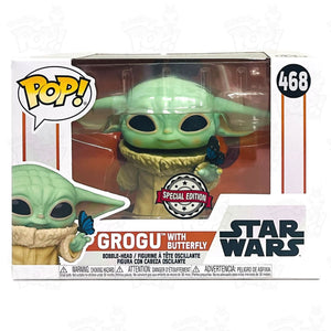 Star Wars: Mandalorian Grogu W/butterfly (#468) Funko Pop Vinyl