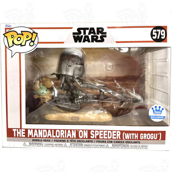 Star Wars Mandalorian On Speeder (#579) Funko Pop Vinyl