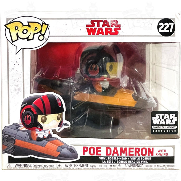 Star Wars Poe Dameron With X-Wing (#227) Smugglers Bounty Funko Pop Vinyl
