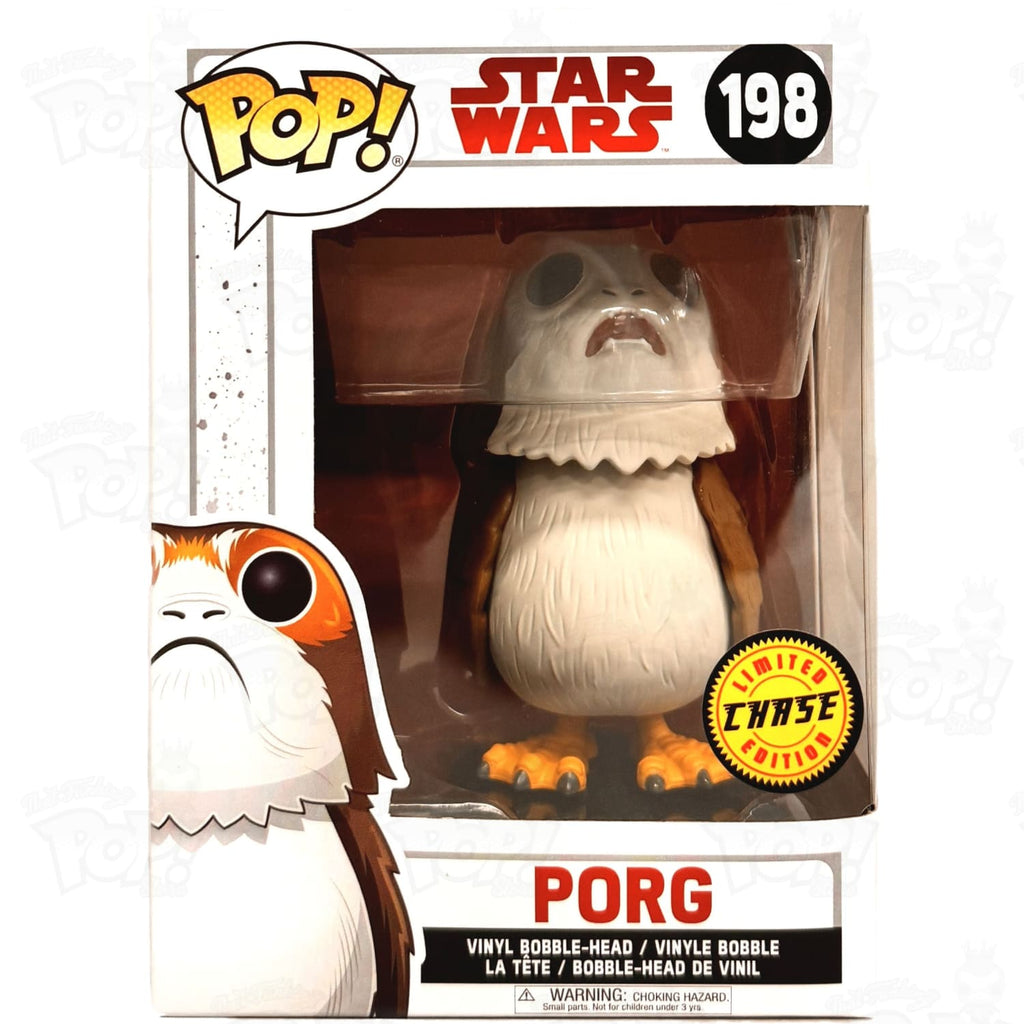 Funko Pop! Star Wars Porg 198 Exclusivo Flocked Original - Moça do Pop