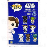 Star Wars Princess Leia (#04) Blue Box Large Font Funko Pop Vinyl
