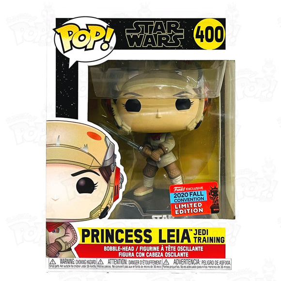 Star Wars Princess Leia Jedi Training (#400) 2020 Fall Convention Funko Pop Vinyl