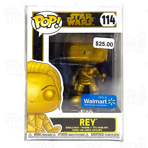 Star Wars Rey Gold (#114) Walmart - That Funking Pop Store!